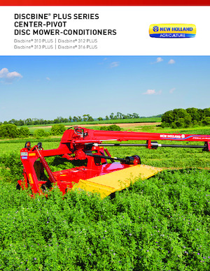 Getrokken maaierschijf met kneuzer New Holland Discbine 313 PLUS