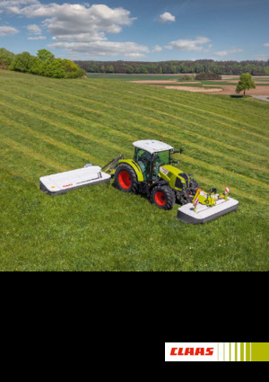 Getrokken maaierschijf met kneuzer Claas Disco 3600 TC