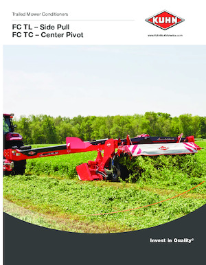 Getrokken maaierschijf met kneuzer Kuhn FC 3161 TLS