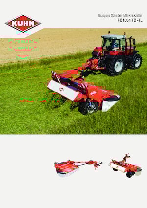 Getrokken maaierschijf met kneuzer Kuhn FC 2861 TLD