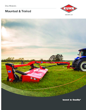 Getrokken movers - Schijf zonder kneuzer Kuhn GMD 3550 TL