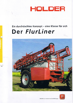 Getrokken veldspuiten Holder FlurLiner 6,0