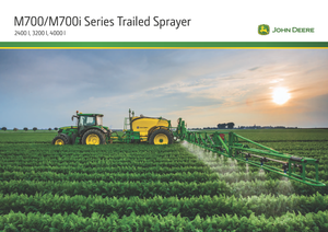 Getrokken veldspuiten John Deere M724