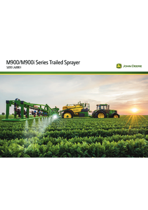 Getrokken veldspuiten John Deere M952