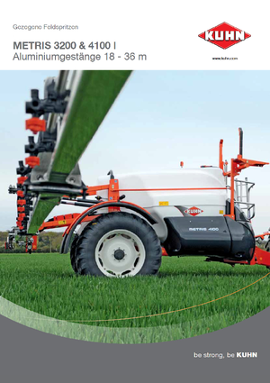 Getrokken veldspuiten Kuhn Metris 4100 RHA3