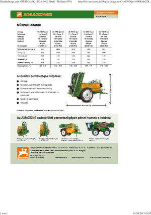 Getrokken veldspuiten Amazone UG 3000 Special (18)