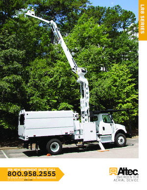 Op aanhangwagen gemonteerde knikarmhoogwerkers Altec LR852 RM