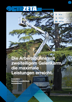 Telescoophoogwerkers op vrachtwagens CTE ZETA 22