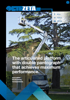 Telescoophoogwerkers op vrachtwagens CTE ZETA 22