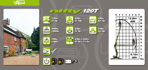 Op vrachtwagen gemonteerde knikarmhoogwerkers Niftylift NL 120 T