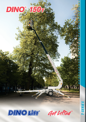 Telescoophoogwerkers op aanhangwagen Dino Lift Dino 150T