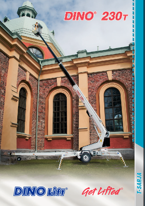 Telescoophoogwerkers op aanhangwagen Dino Lift Dino 230T