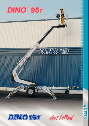 Telescoophoogwerkers op aanhangwagen Dino Lift Dino 95 T