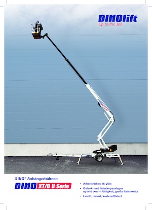 Op vrachtwagen gemonteerde knikarmhoogwerkers Dino Lift Dino 210XTB II