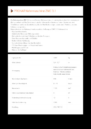 Aanhangveegwagens Pronar ZMC 3.1