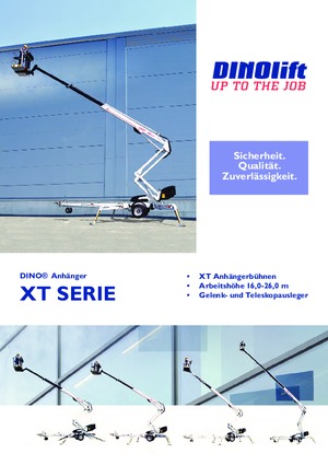 Op vrachtwagen gemonteerde knikarmhoogwerkers Dino Lift Dino 260XTD