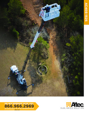 Vrachtwagenkranen Altec AC40E-152S