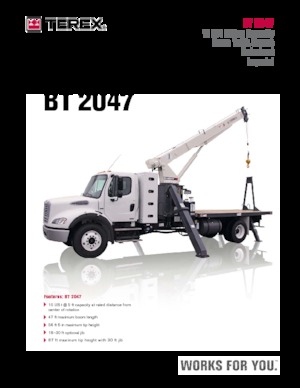 Vrachtwagenkranen TEREX CRANES BT 2047