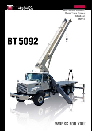 Vrachtwagenkranen TEREX CRANES BT 5092