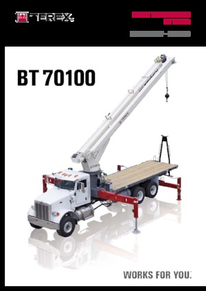 Vrachtwagenkranen TEREX CRANES BT 70100