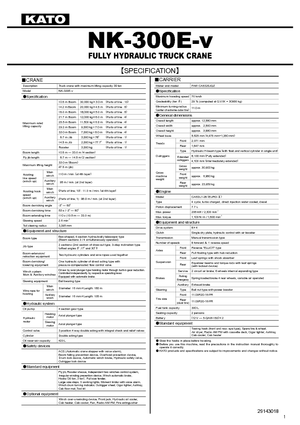 Vrachtwagenkranen Kato NK 300 E-v