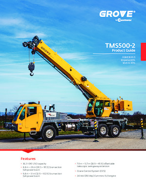 Vrachtwagenkranen Grove TMS500-2