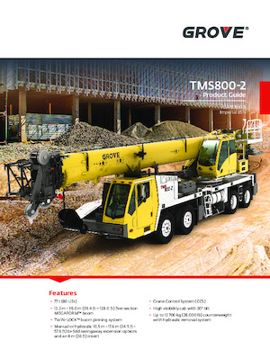 Vrachtwagenkranen Grove TMS800-2