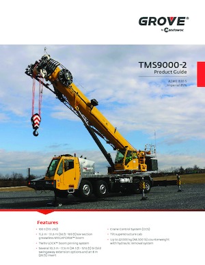 Vrachtwagenkranen Grove TMS9000-2