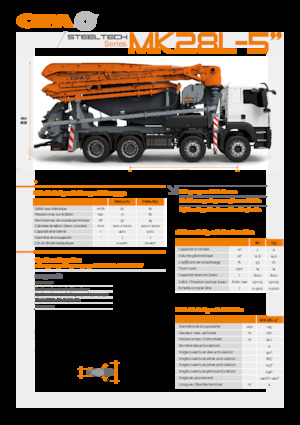 Truckmixers/ Betonpompen CIFA MK28L-5