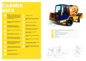 Truckmixers Carmix 45 FX