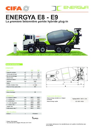 Truckmixers CIFA ENERGYA E8
