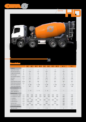 Truckmixers CIFA HDA 7