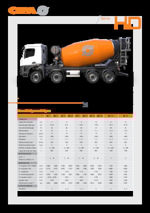 Truckmixers CIFA HD 15