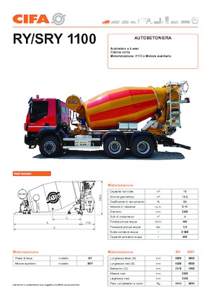 Truckmixers CIFA RY 1100