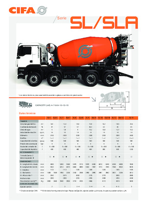 Truckmixers CIFA SL 15
