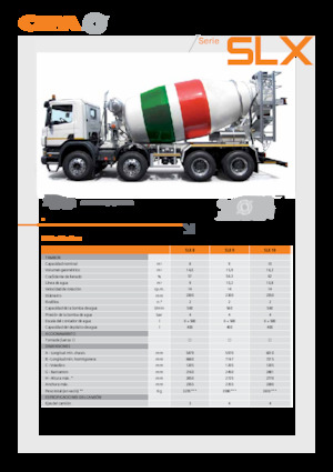 Truckmixers CIFA SLX 9
