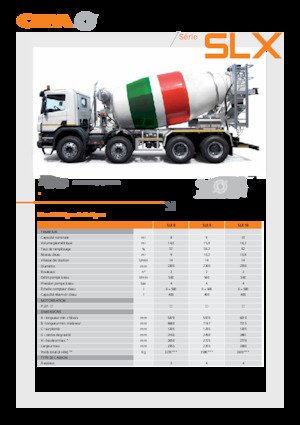 Truckmixers CIFA SLX 8