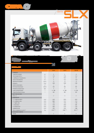 Truckmixers CIFA SLX 8