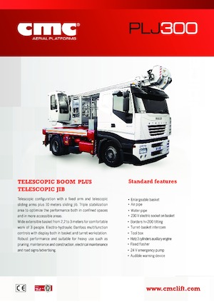 Op aanhangwagen gemonteerde knikarmhoogwerkers CMC PLJ300