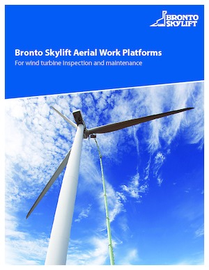 Op aanhangwagen gemonteerde knikarmhoogwerkers Bronto Skylift S 255 HLA