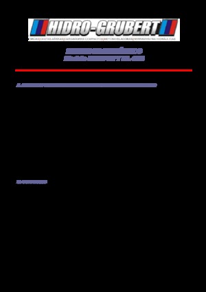Op aanhangwagen gemonteerde knikarmhoogwerkers Hidro-Grubert BL 10C