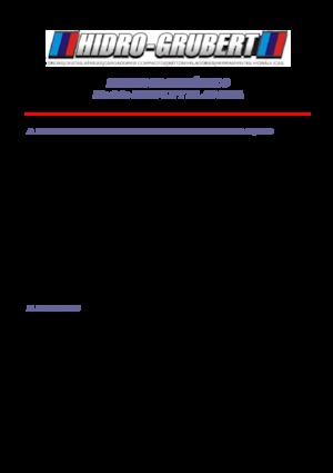 Op aanhangwagen gemonteerde knikarmhoogwerkers Hidro-Grubert BL 20CA