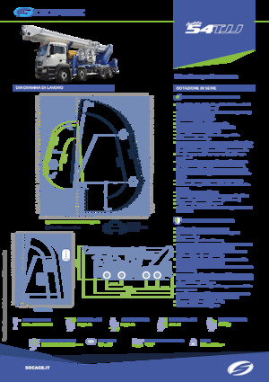 Telescoophoogwerkers op vrachtwagens Socage forSte 54 TJJ