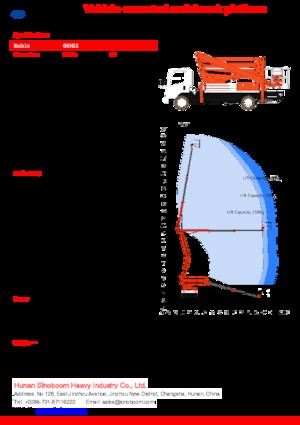 Op aanhangwagen gemonteerde knikarmhoogwerkers Sinoboom GKH22