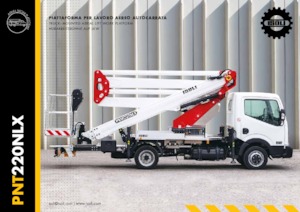 Op aanhangwagen gemonteerde knikarmhoogwerkers ISOLI PNT220NLX