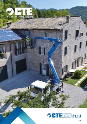 Op aanhangwagen gemonteerde knikarmhoogwerkers CTE ZED 21.3 JH