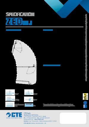 Op aanhangwagen gemonteerde knikarmhoogwerkers CTE ZED 26 J