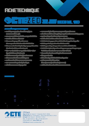 Op aanhangwagen gemonteerde knikarmhoogwerkers CTE ZED 32 JHV