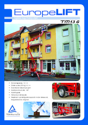 Op vrachtwagen gemonteerde knikarmhoogwerkers EuropeLift TM 13 G