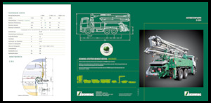 Op vrachtwagen gemonteerde betonpomp SCHWING-Stetter S 28 X